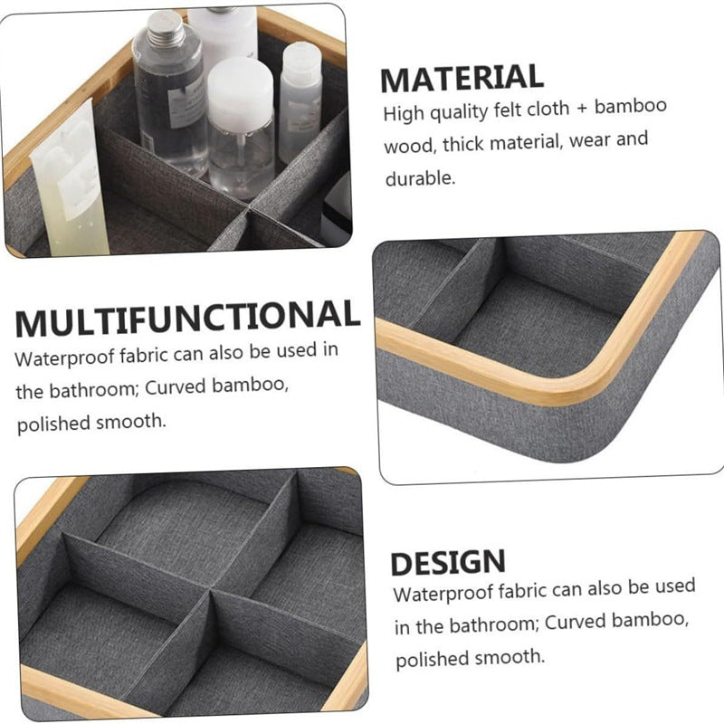Felt Organizer with Bamboo Frame Stornfield