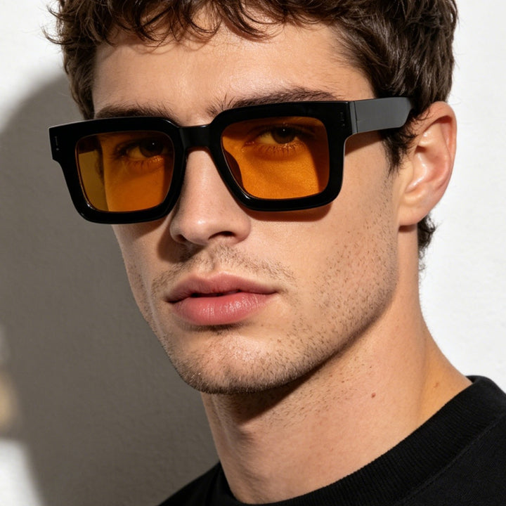 Women's fashionable square sunglasses with high-quality frame design Stornfield