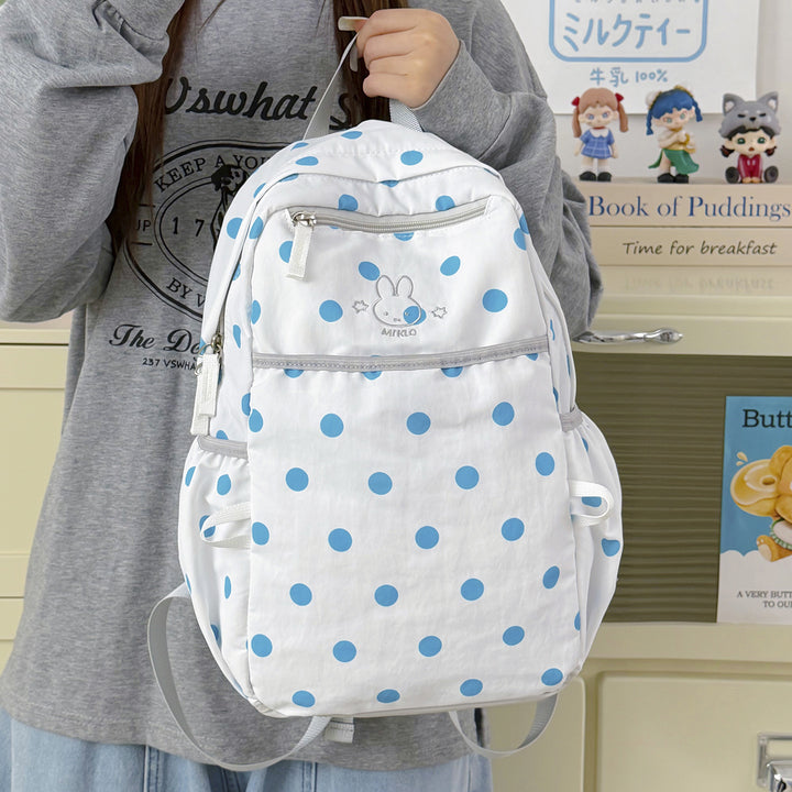 Fun Polka Dot Patterned Backpack Stornfield