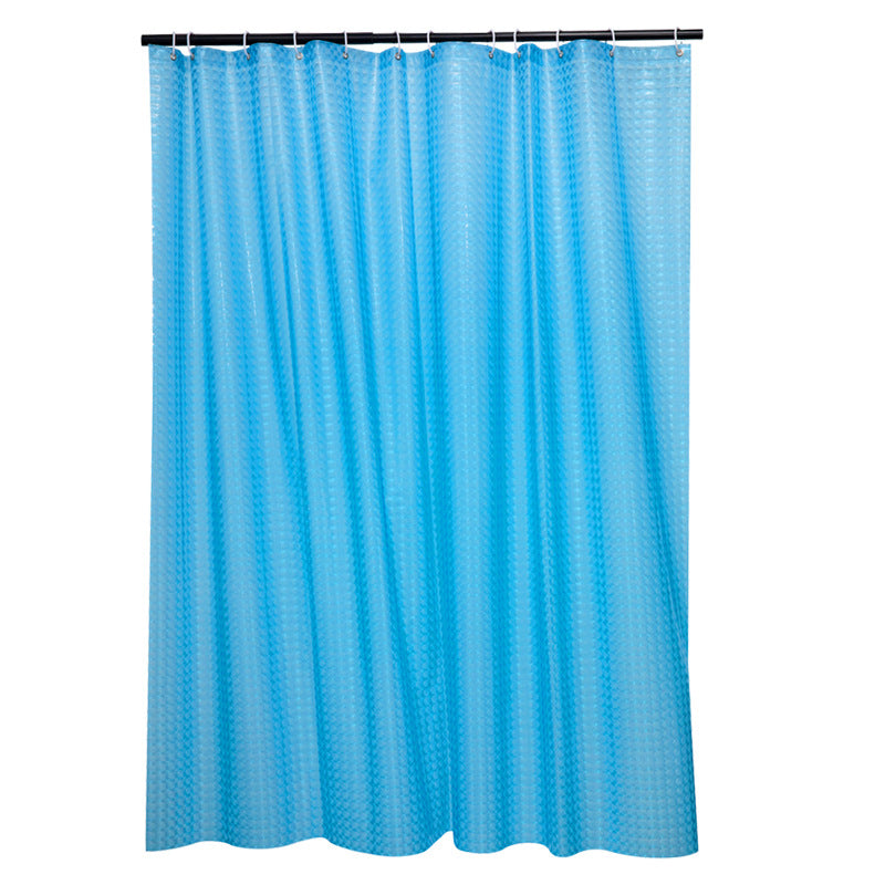Textured Water-Repellent Shower Curtain Stornfield