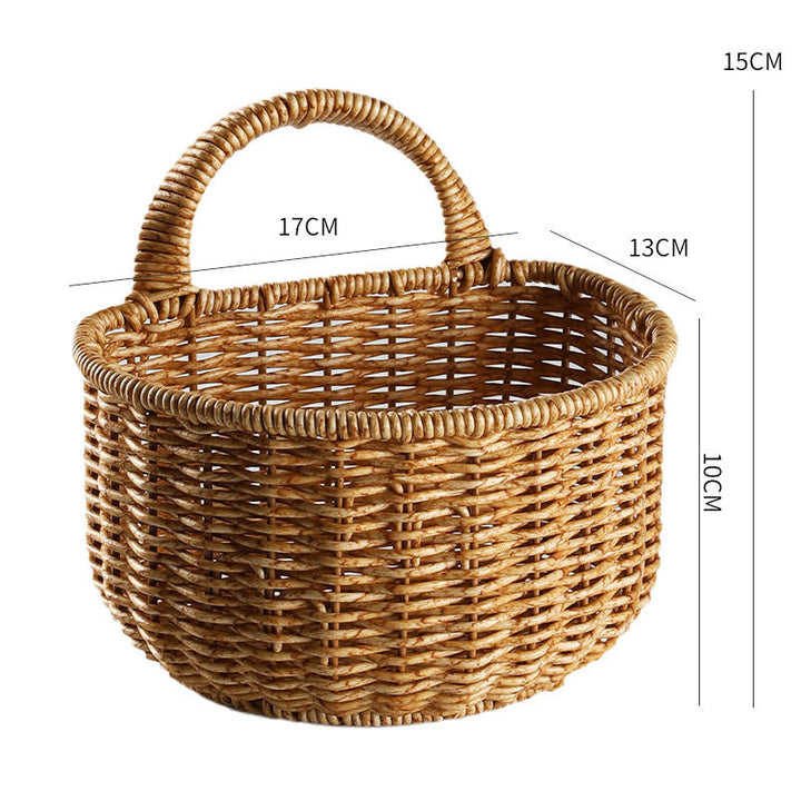 Handwoven Storage Basket with Ergonomic Handle Stornfield