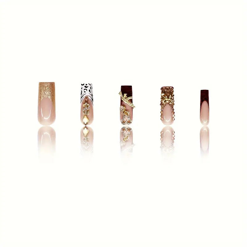 Luxury Themed Press-On Nail Art Stornfield