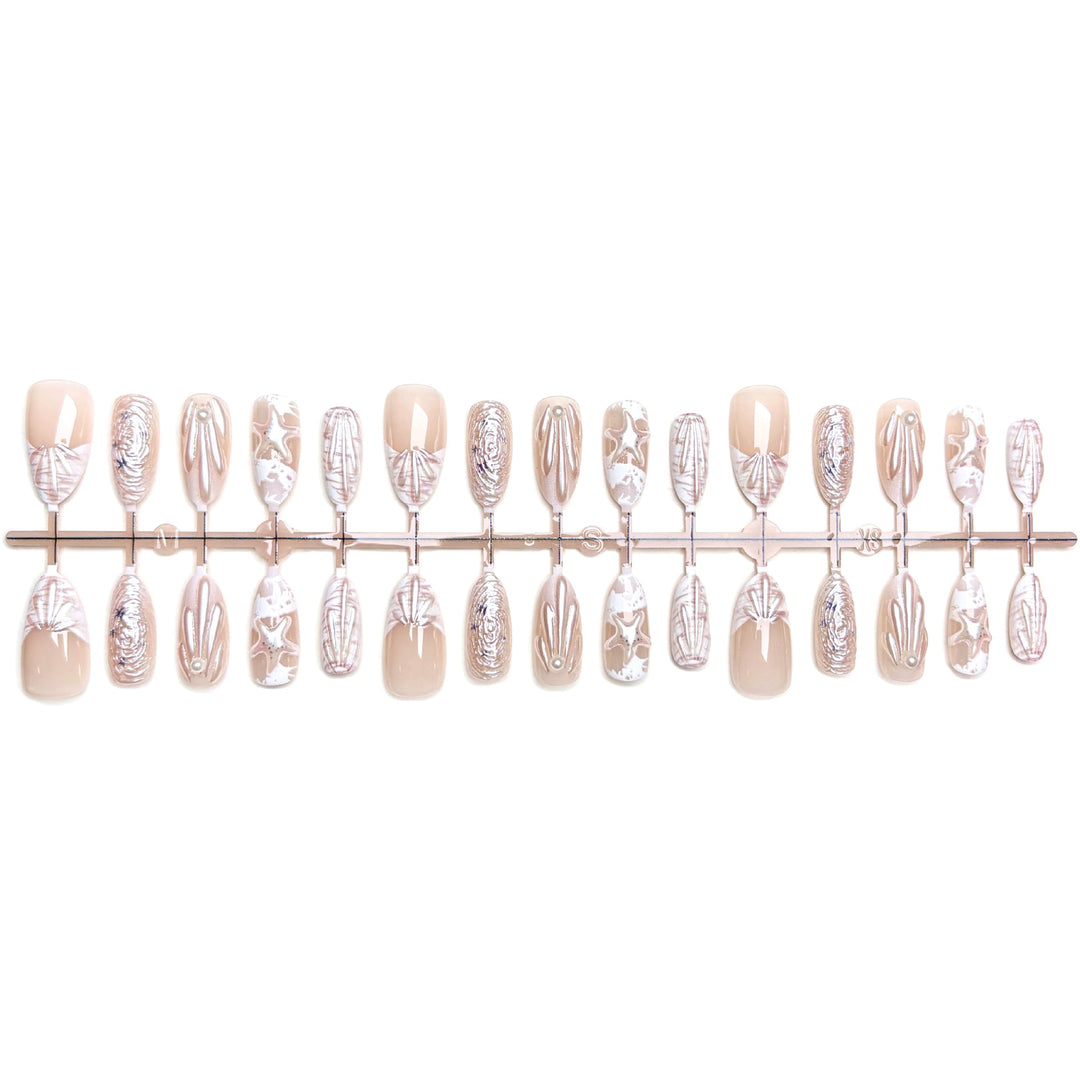 Stylish Customizable Press-On Nail Design Kit