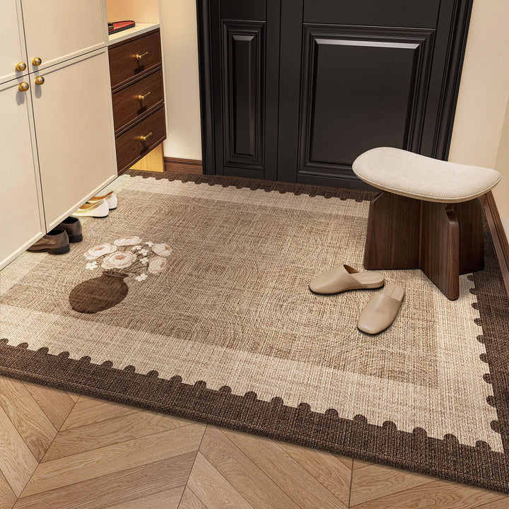 Elegant Floral Pattern Area Rug