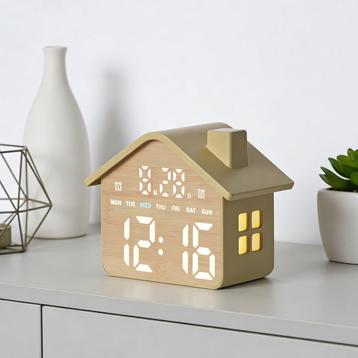 Digital Alarm Clock In Modern Home Design Stornfield