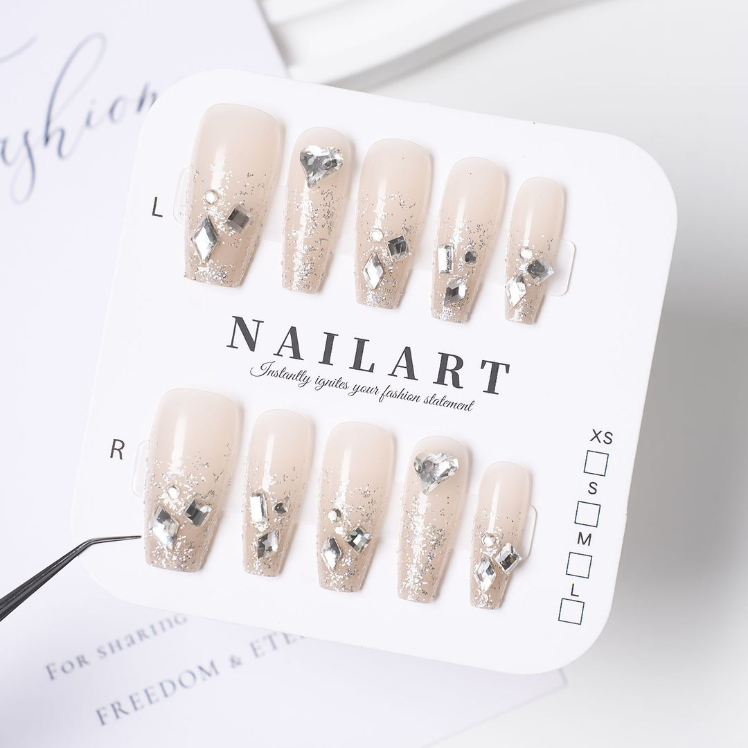 Artistic 3D Butterfly Press-On Nail Set Stornfield