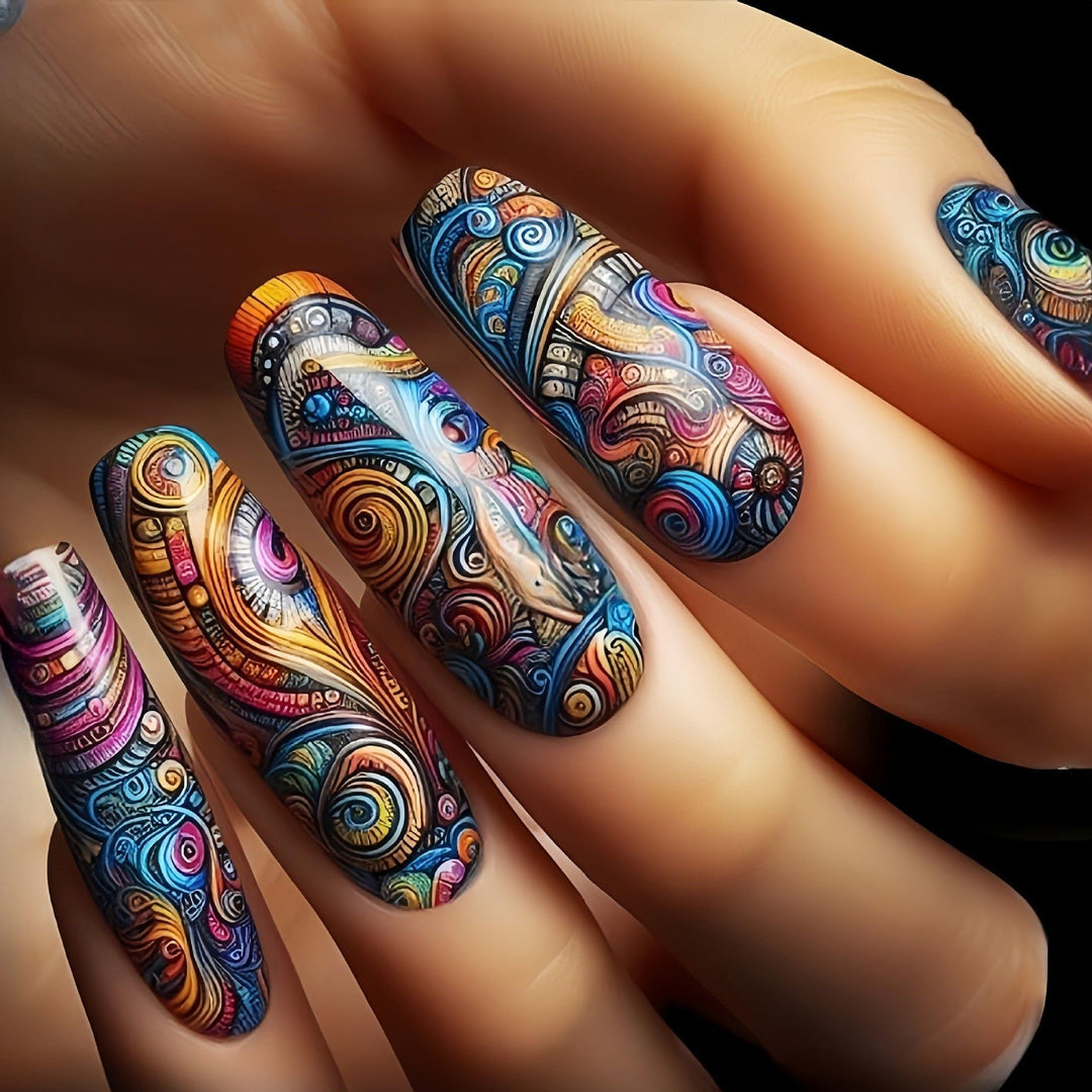 Artful Nail Extensions with Elegant Tips Stornfield