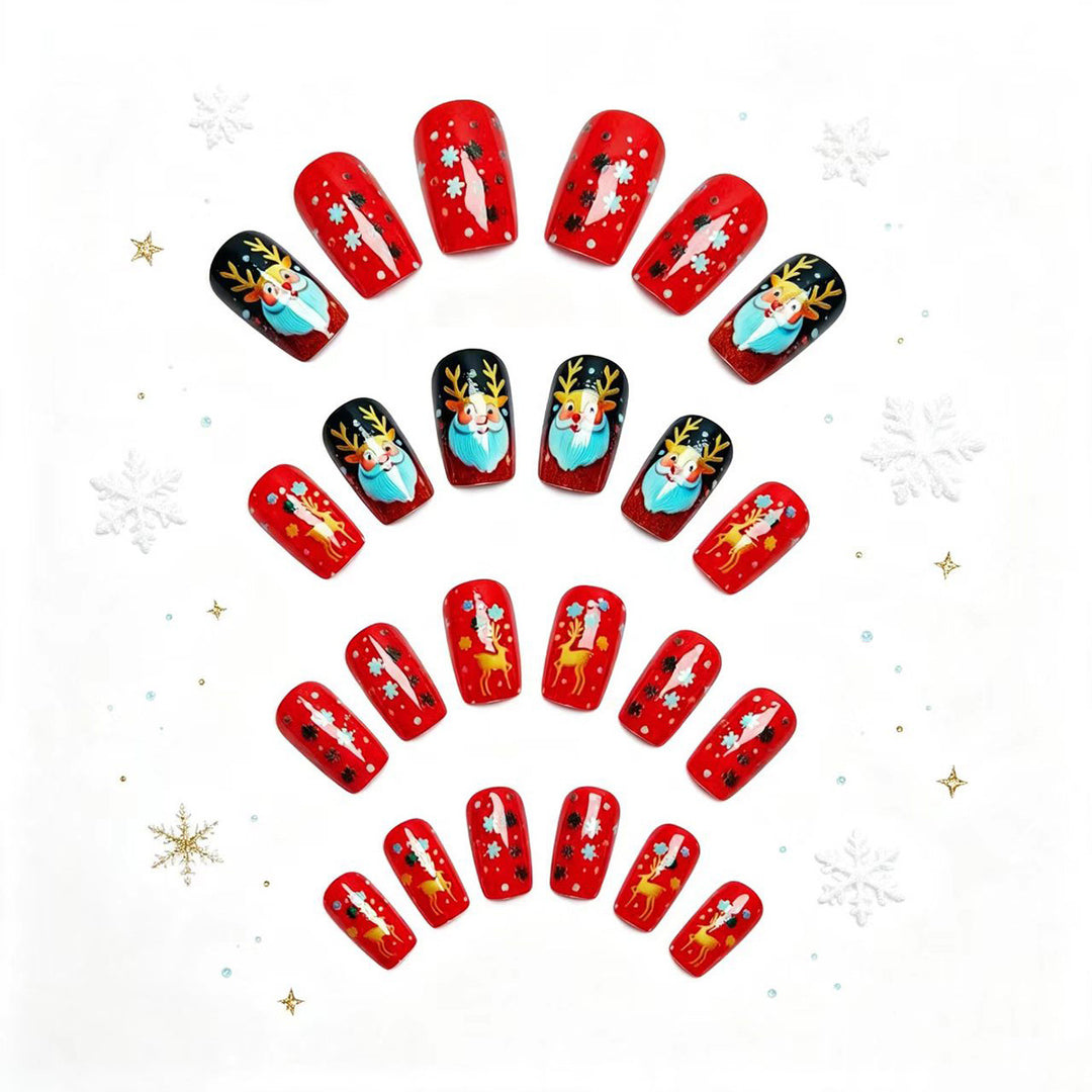 Creative Art Nails with Festive Christmas Design Stornfield