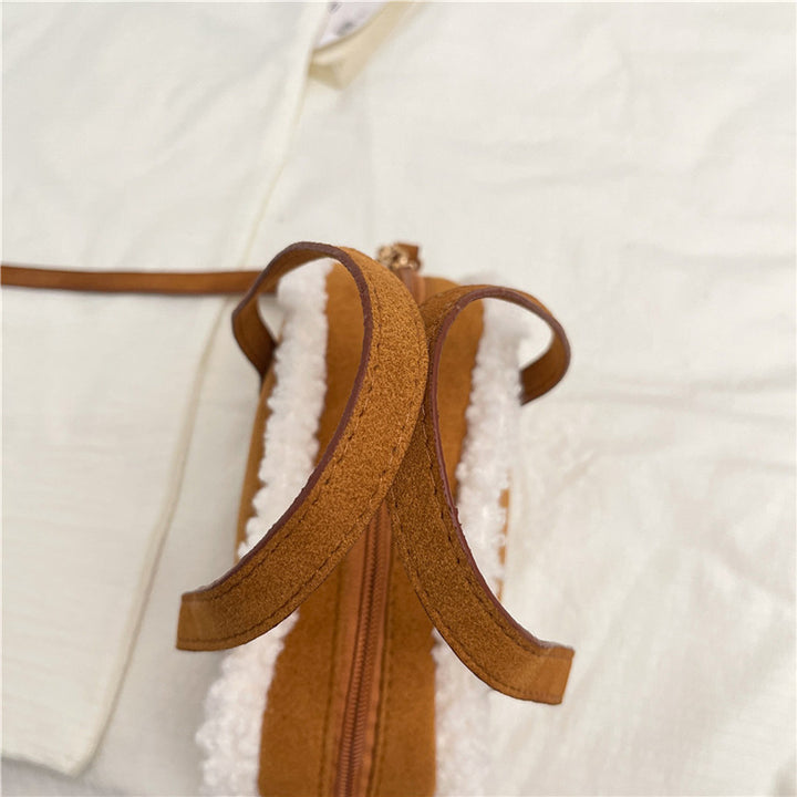 Cozy Faux Suede Handbag