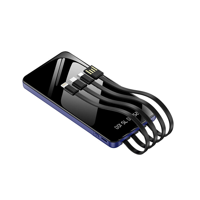 Multifunctional Power Bank with Integrated Cable System Stornfield