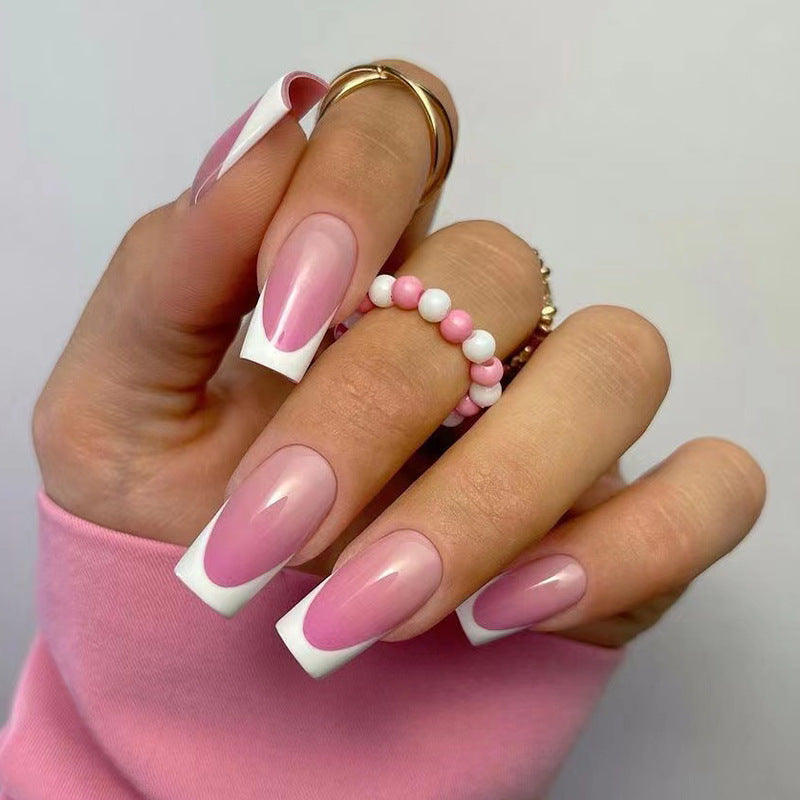 Artful Nail Extensions with Delicate Ombre Design Stornfield