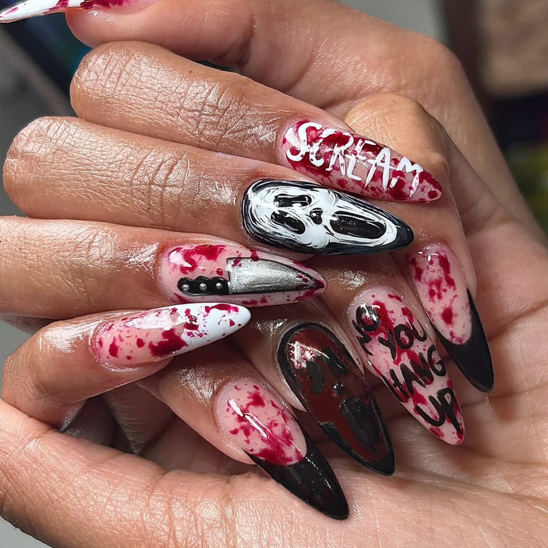 Halloween Fake Nail Set with Creepy Design Stornfield