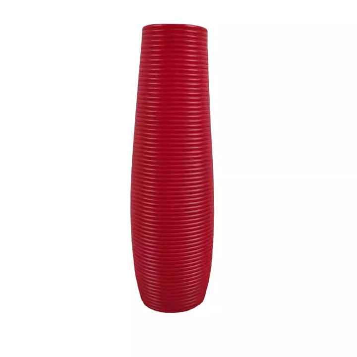 Modern Ribbed Decorative Vase Stornfeild