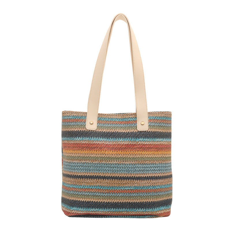 WoColorful Woven Tote Bag Stornfield