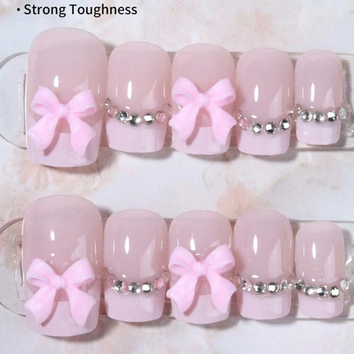 Artificial Nail Set with Decoration Stornfield