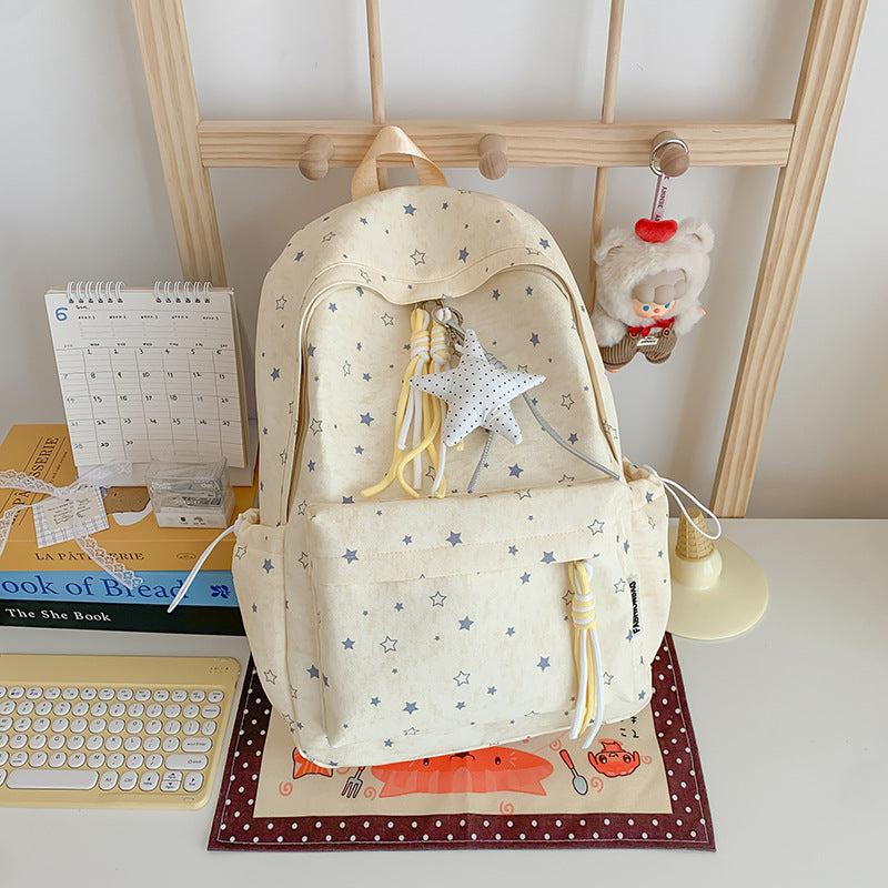 Star-Patterned Casual Backpack Stornfield 1791204705