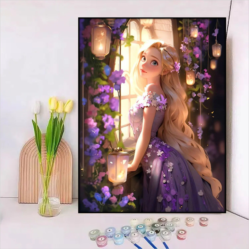Disney-Inspired DIY Paint by Numbers Canvas Kit Stornfield