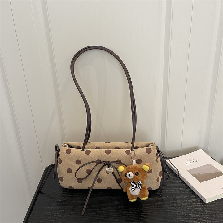 Playful Polka Dot Shoulder Bag