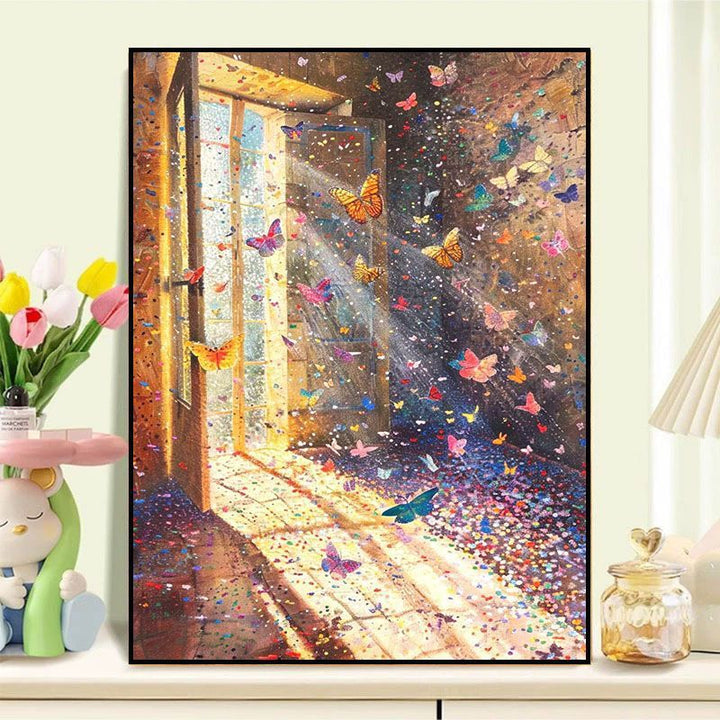 Butterfly-Inspired Dreamy Canvas Art Stornfield