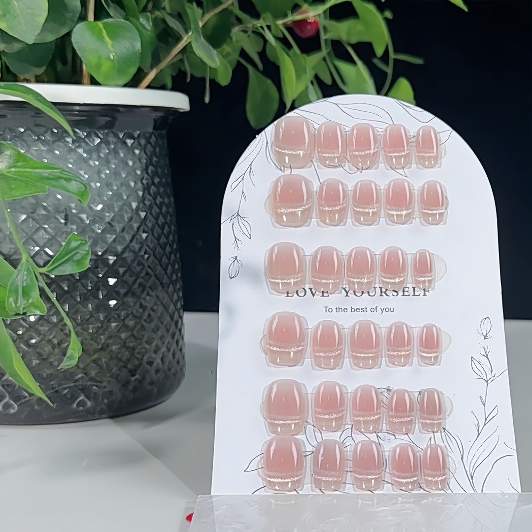 Handmade Press-On Nail Collection Stornfield