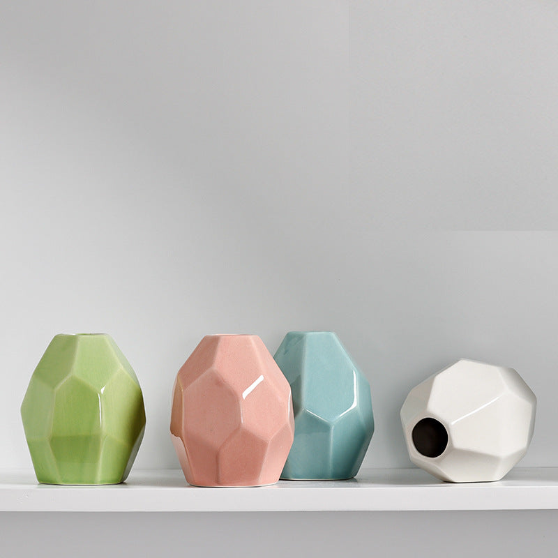 Geometric Modern Ceramic Vase Stornfeild
