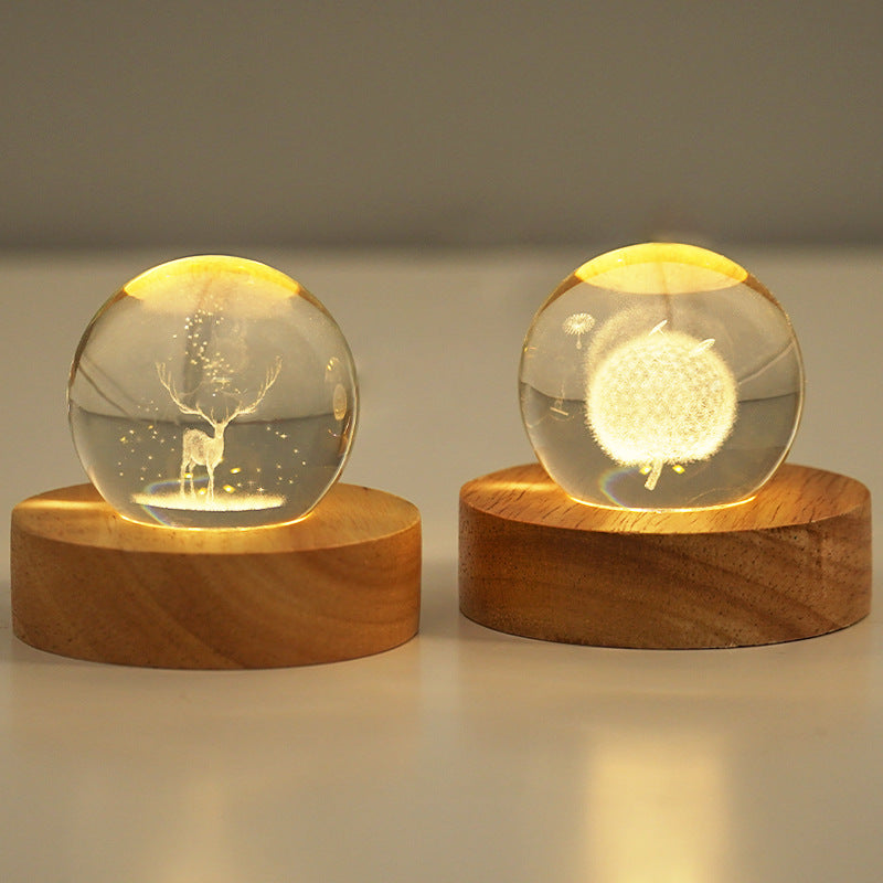Galaxy-Themed Decorative Table Lamp