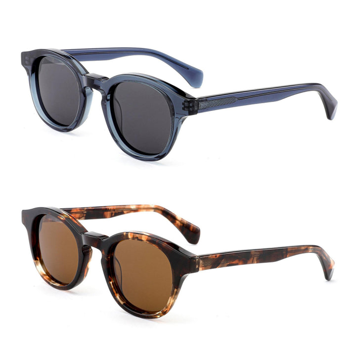 Ladies fashionable sunglasses in stylish round frame Stornfield