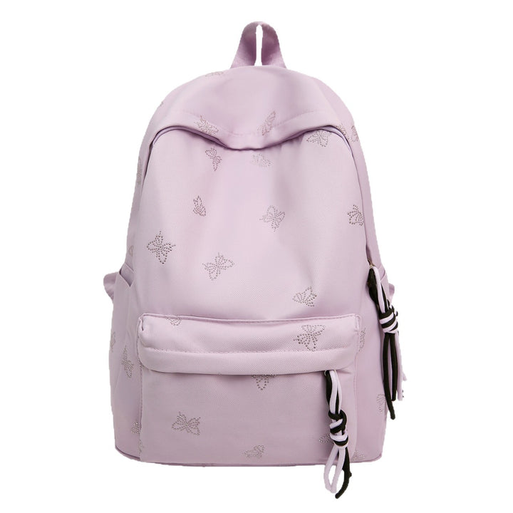 Butterfly Emblem Decorated Backpack Stornfield