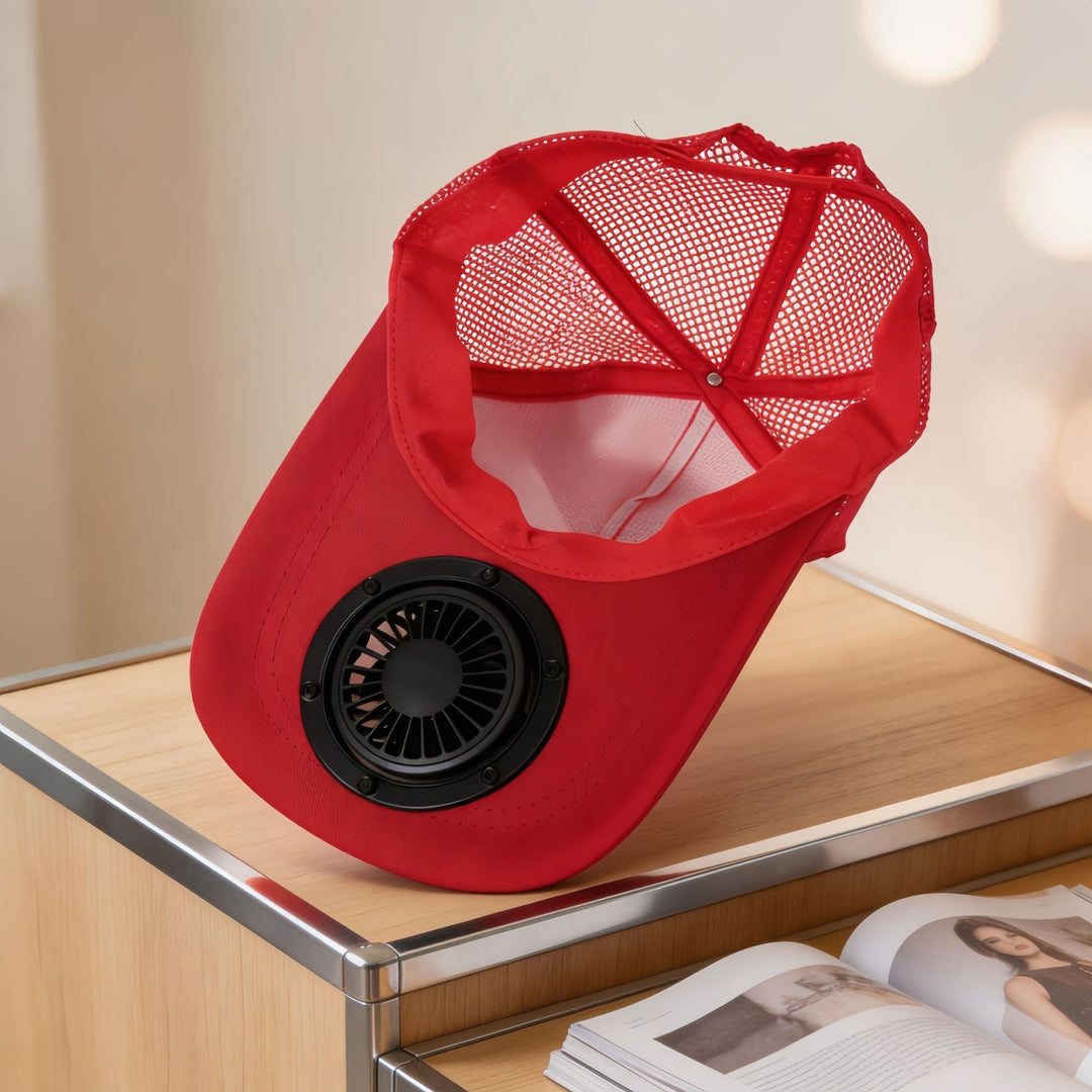 Ladies Cooling Cap with Integrated Solar Fan Stornfield