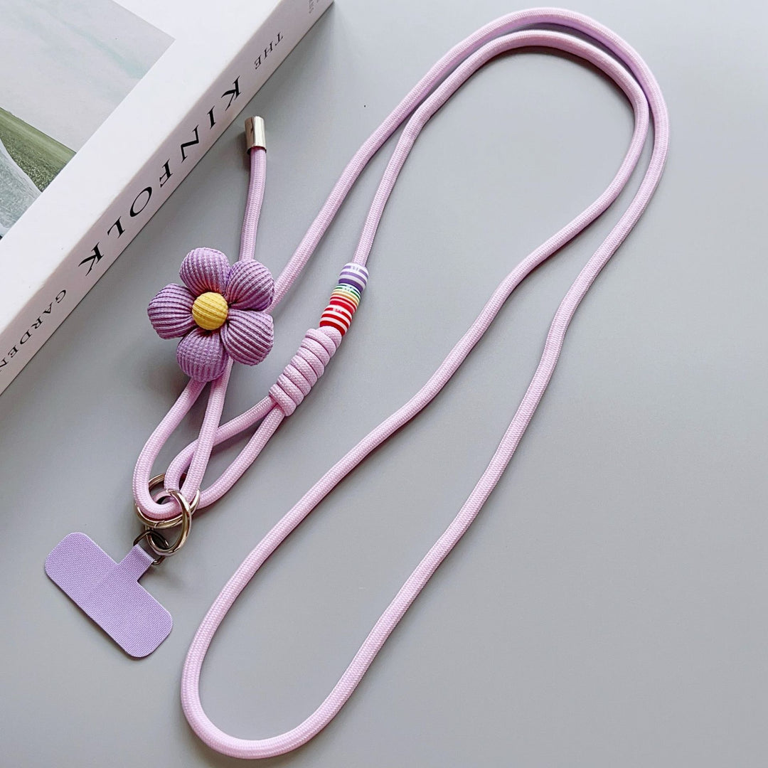 Decorative Flower Charm Phone Lanyard Stornfield