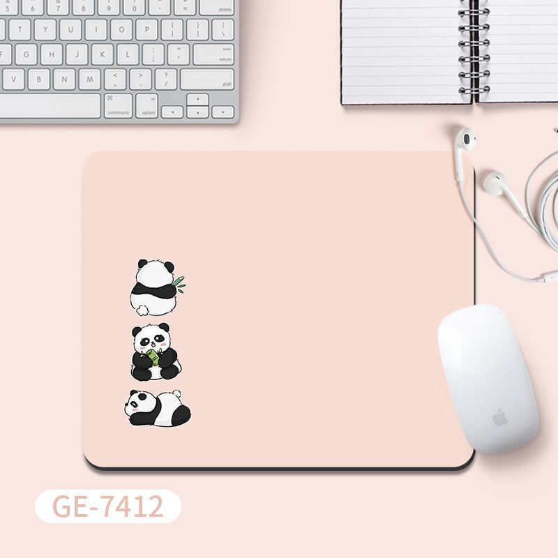 Cute Panda Theme Desk Mat
