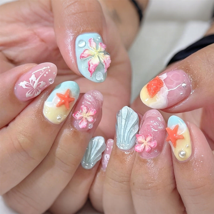 Maritime Artificial Nail Set Stornfield
