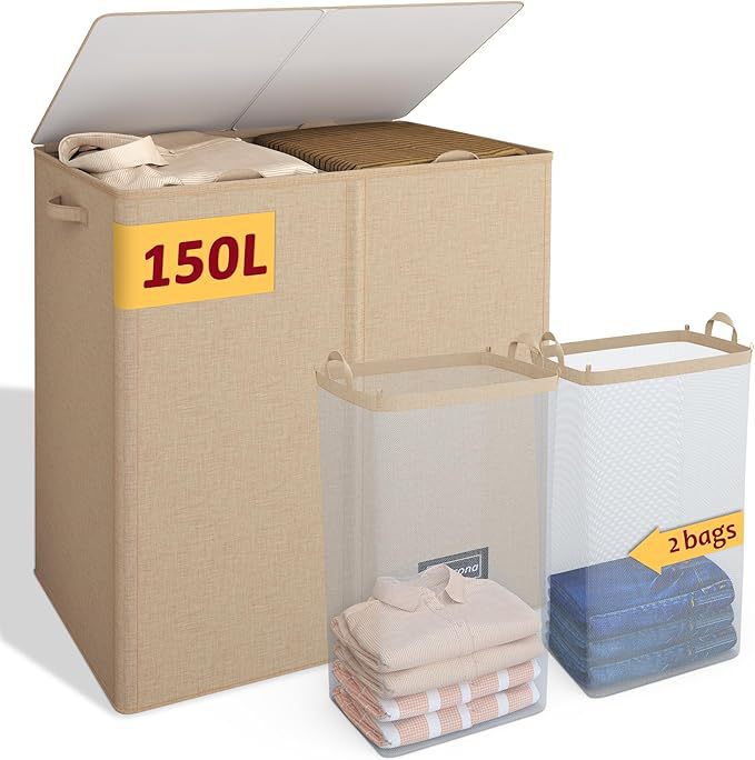 Large storage chest with lid and interior compartments Stornfield