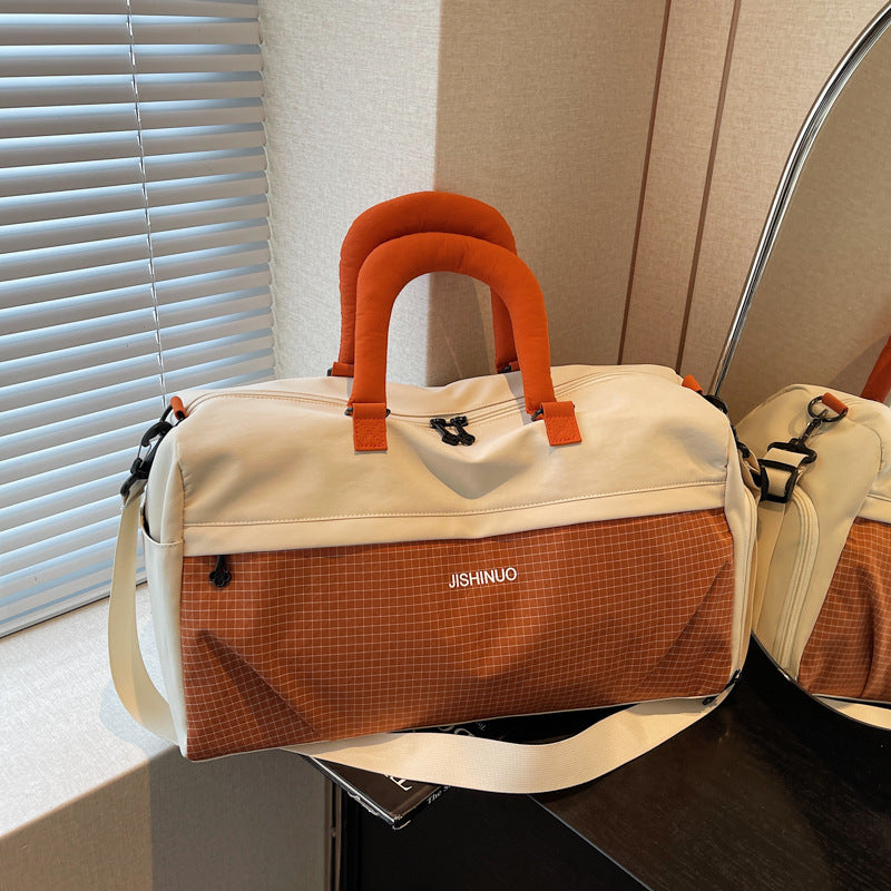 Sporty Leisure Duffel Bag with Ergonomic Handles and Multiple Compartments Stornfield