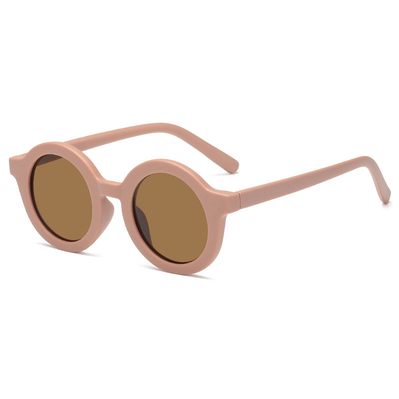Women's stylish round sunglasses with modern plastic frame Stornfield