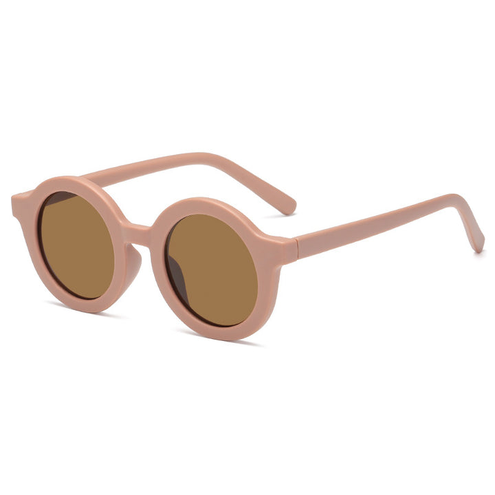 Women's stylish round sunglasses with modern plastic frame Stornfield