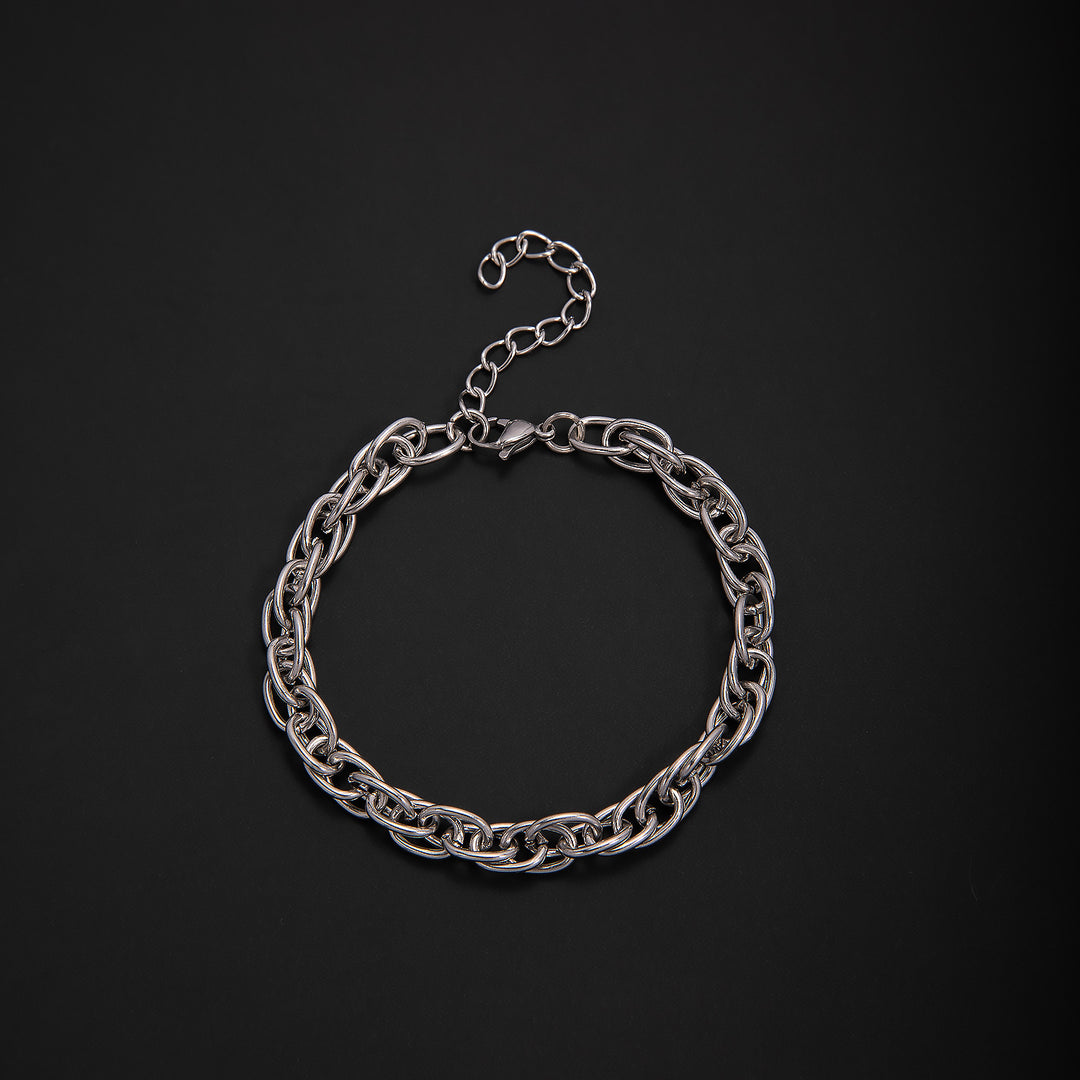 Textured Chain Link Bracelet Stornfield