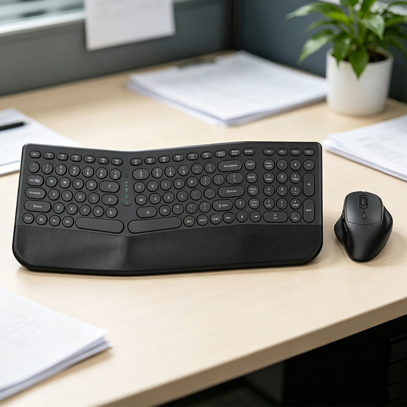 Ergonomic Wireless Keyboard and Mouse Combo Stornfield