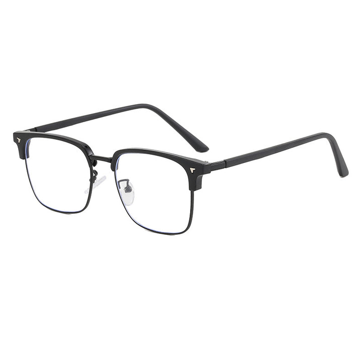 Ladies elegant square glasses with lightweight metal frame Stornfield