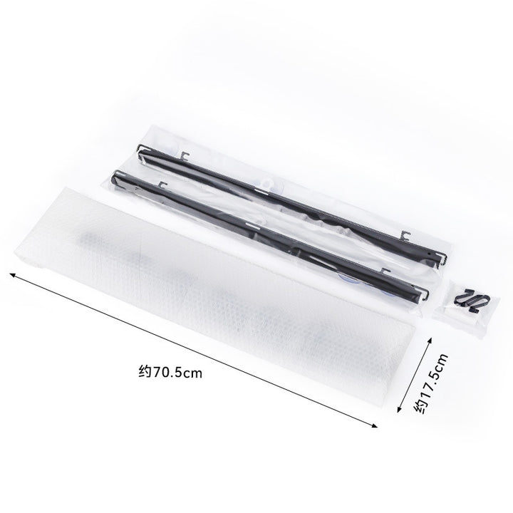 Unisex nan universal rain deflector set for side windows with mounting clips Stornfield
