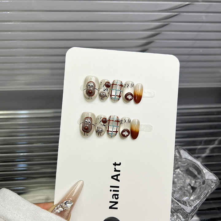 Playful Character Press-On Nails