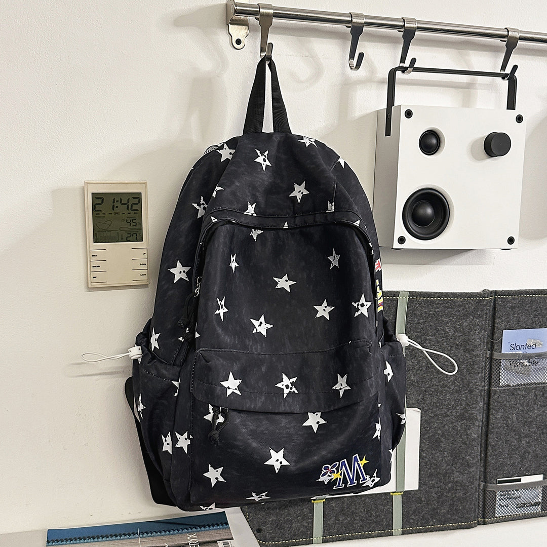 Star-Embellished Everyday Backpack Stornfield