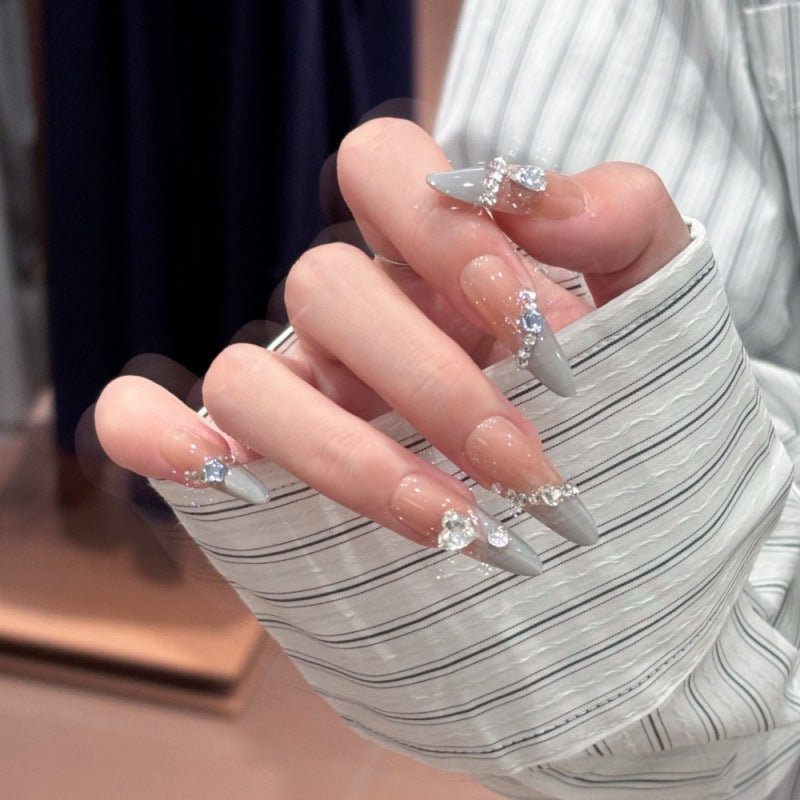 Artificial nails with decorative rhinestones Stornfield