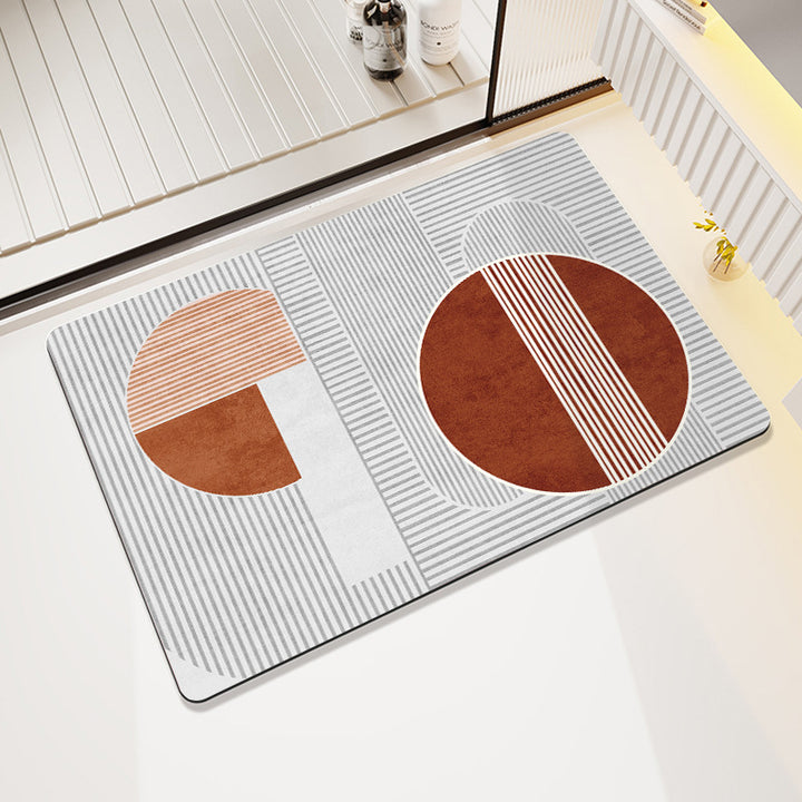 Non-Slip Modern Bath Mat Stornfield