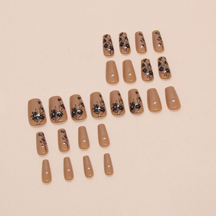 Floral Articulated Press-On Nail Tips Stornfield