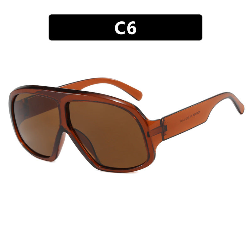 Ladies oversized sunglasses in fashionable tortoiseshell pattern Stornfield