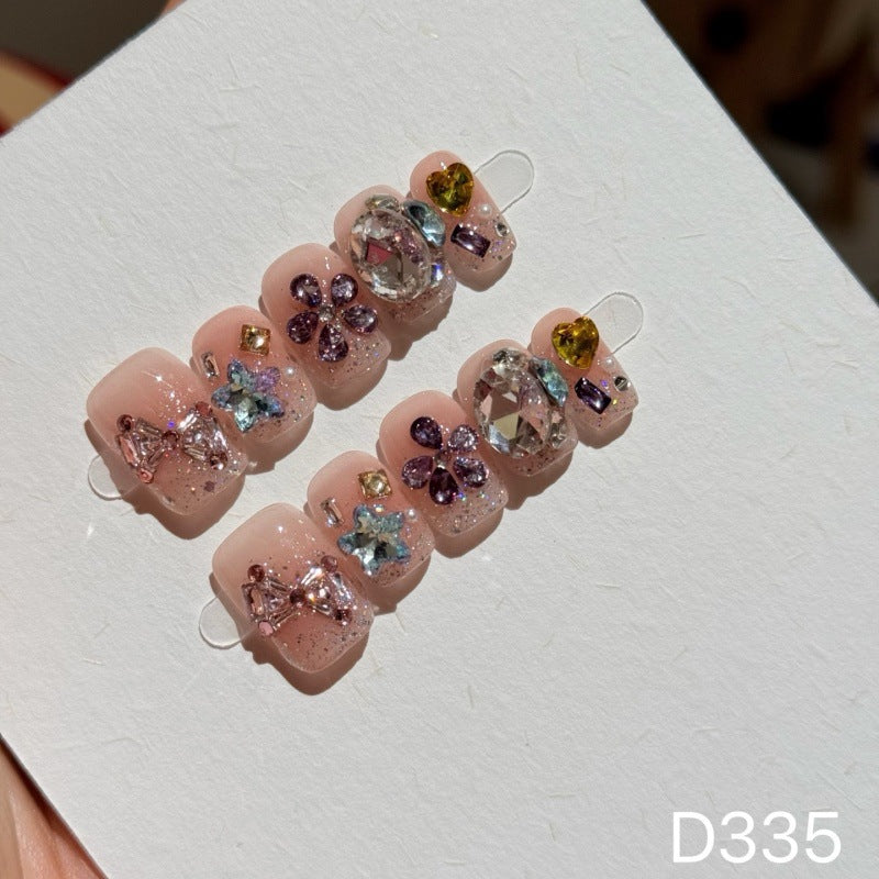 Handmade Decorative Press-On Nail Set