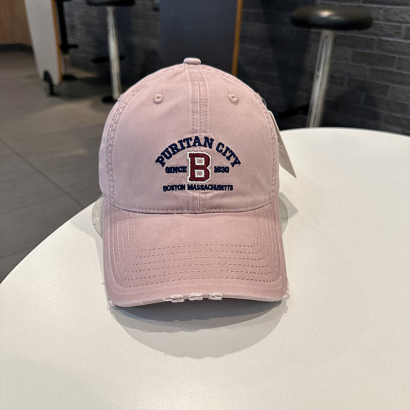 Men's Vintage-Inspired Embroidered Baseball Cap Stornfield
