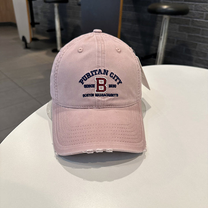 Men's Vintage-Inspired Embroidered Baseball Cap Stornfield