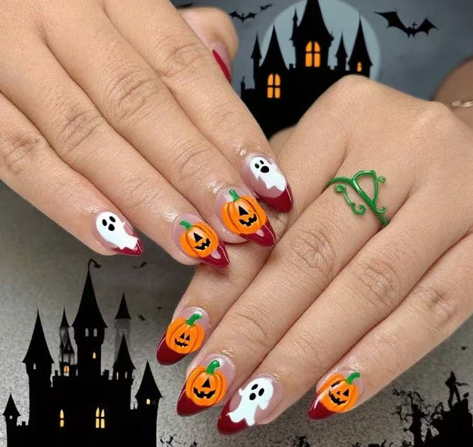 Artistic Halloween Themed Nail Art Stornfield